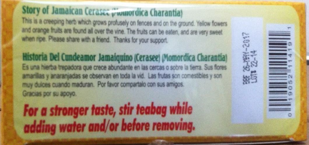 Jamaican Cerasee Tea Tops