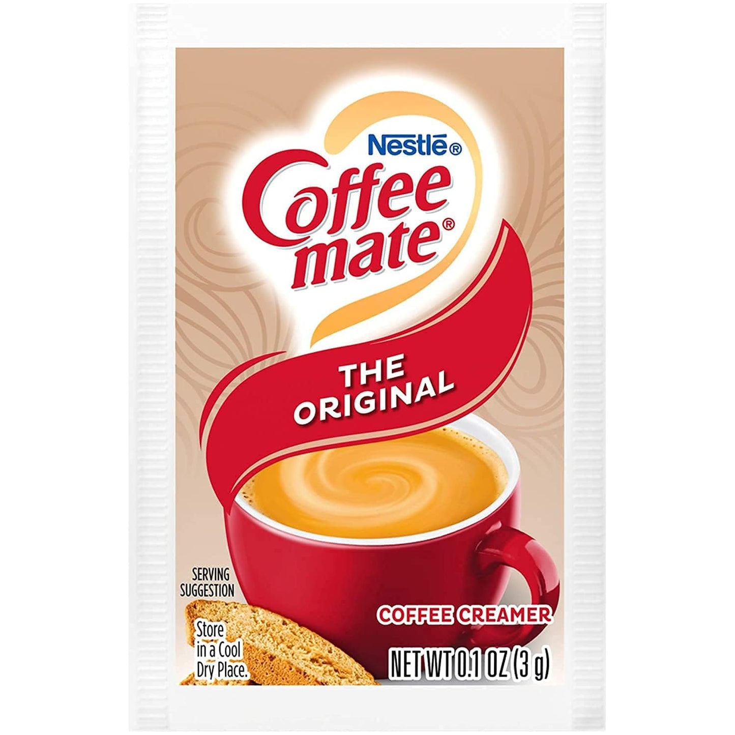 Coffee Mate Original 3 Gram Single Serve Powdered Creamer Packets (Pack Of 100)