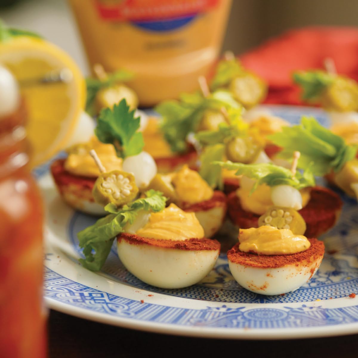 Blue Plate Hot & Spicy Mayonnaise, Rich And Creamy Mayo With A Southern Kick - 12 Fl Oz Squeeze Bottle (Pack Of 6)