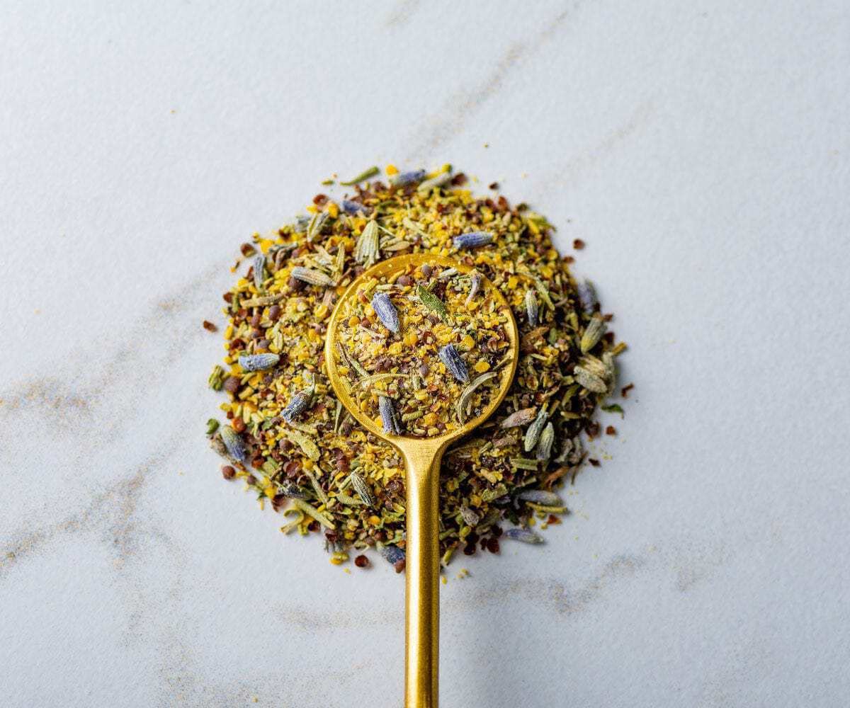 Savory Spice Bohemian Forest, Salt-Free | European Style Mustard & Herb Seasoning Rub For Roasting Meats & Vegetables (1 Cup Bag