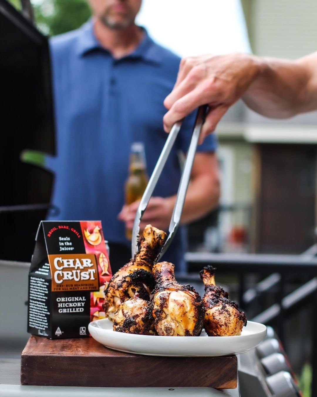Char Crust Dry-Rub Seasoning, Original Hickory Grilled, 4 Ounce (Pack Of 6)