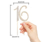 Hatcher lee Bling Crystal Cake Topper - 16th Birthday Decorations, Metal, Gold, Model HCL-007
