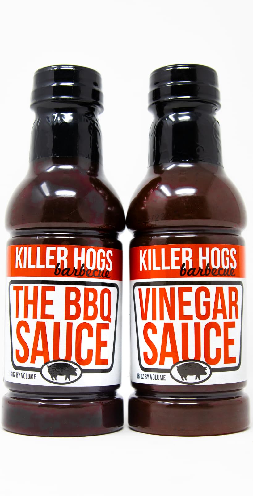 Killer Hogs The BBQ Sauce & Vinegar Sauce Pack of 2 Bottles | Use for all your Grillings Needs including Chicken, Beef, and Pork