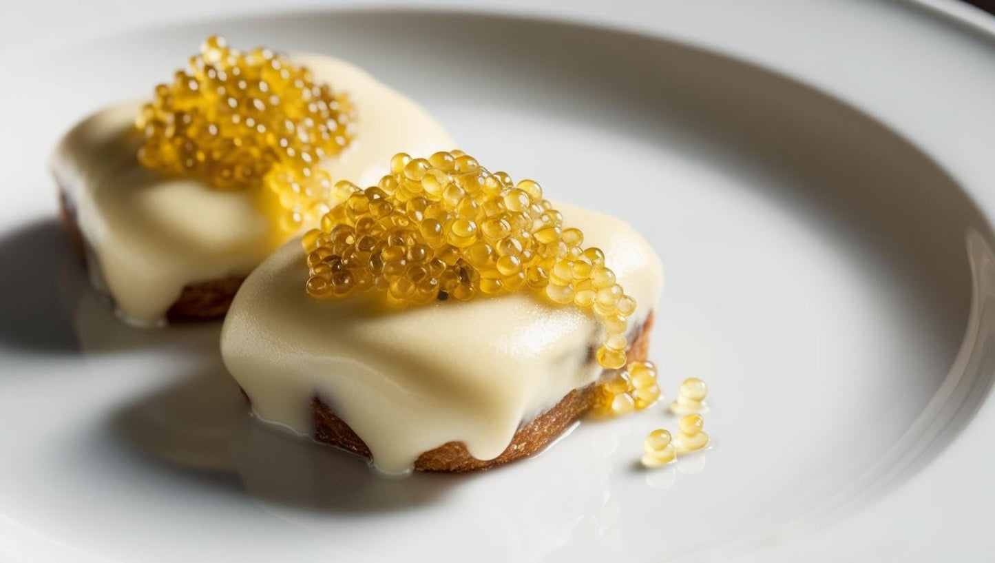 Besphere Delicious Lemon Spheres, Caviar Food With Concentrated Citrus Taste, Enhances Fish, Desserts, Drinks, Preserved & Pasteurised, Low Calorie, Non-Fading Colour For Dish Presentation 1.76 Oz / 50 G,