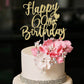 Yuinyo 60Th Handmade Glitter Happy Birthday Cake Topper, Cheers To 60Th Birthday Cake Bunting Decor,Birthday Party Decoration Su
