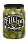 Filthy Food Filthy Pickle Stuffed Olive - 64oz PET Container - Smooth Olive & Brine Flavor