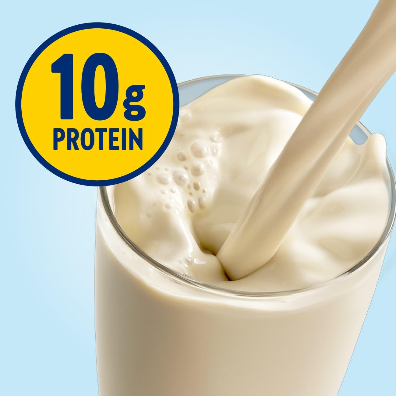 Glucerna Original Nutritional Shake, 10g Protein, 180 Calories, 8 Fl Oz, Pack of 6, Homemade Vanilla, Cream