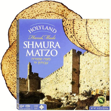 Holyland Handmade Shmura Matzo, 1-Pounds