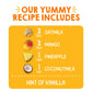 Happytot Organics Oatmilk Pudding, Dairy-Free, Stage 4 Toddler Snack, Oatmilk, Mangos, Pineapples & Coconutmilk, 4 Ounce Pouch, Pack Of 16