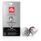 Illy Espresso Compatible Capsules - Forte Extra Bold Roast - 10 Count - For Nespresso Coffee Machines