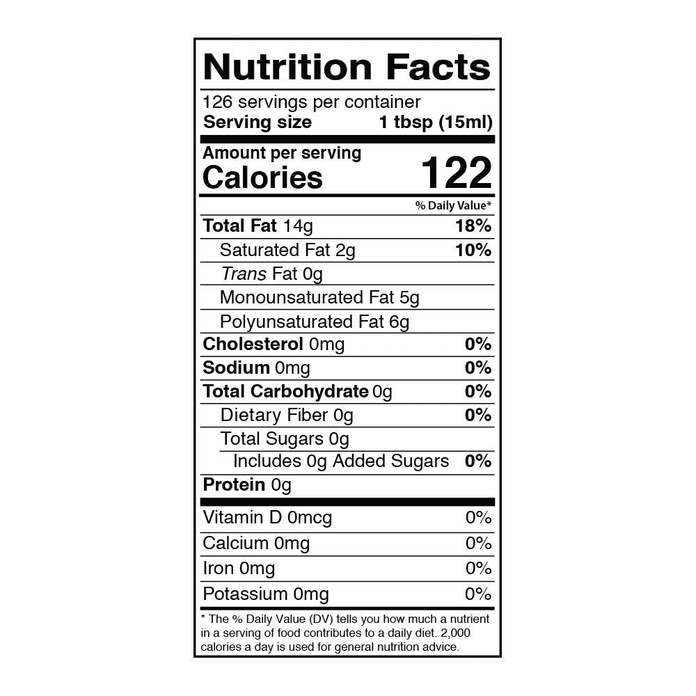 Kevala Organic Toasted Sesame Oil - 64 fl oz - 1/2 Gallon - Cold Pressed - Cooking Oil - Roasted Sesame Seeds - Unrefined