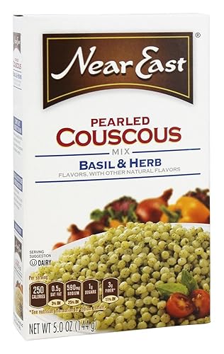 Near East, Basil Herb/Olive Oil Cous Cous, 5 Ounce