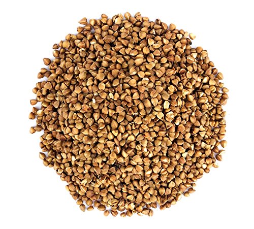 Food to Live Organic Buckwheat Kasha (Grechka, Toasted Whole Groats, Non-GMO, Kosher, Sirtfood, Bulk) by Food to Live - 4 Pounds