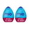 MiO Liquid Water Enhancer - makes 24 servings + Vitamins, 1.62 oz each, (Fruit Punch, Pack of 2)