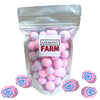 Freeze Dried Candy Cotton Candy Salt Water Taffy 2 Oz - Cut To Bite Sized Pieces - Ships In Box - Deliciously Crunchy, Intense F