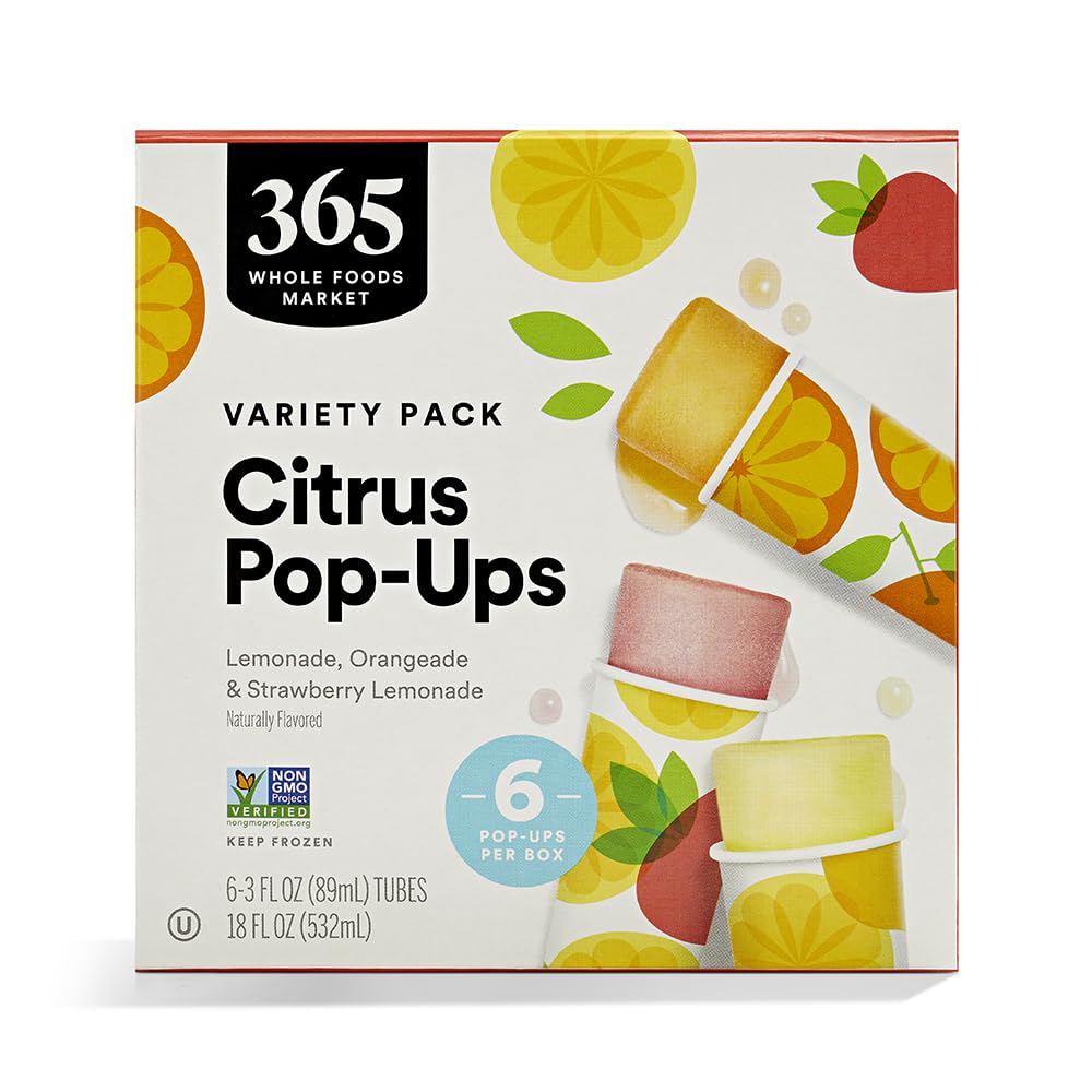 365 by Whole Foods Market, Citrus Pop-Ups, 3 fl oz, 6 ct, (Frozen)