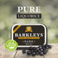 Barkleys Black Licorice Candy Pellets - Gluten Free Licorice, Vegan - Black Licorice Intense (12 Cans X 16 Gr.)
