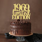 Limited Edition 1969 Cake Topper 56Th Birthday Happy Birthday Cake Topper Men And Women Cheer 56Years Old Handmade Golden Glitter Cake Decoration