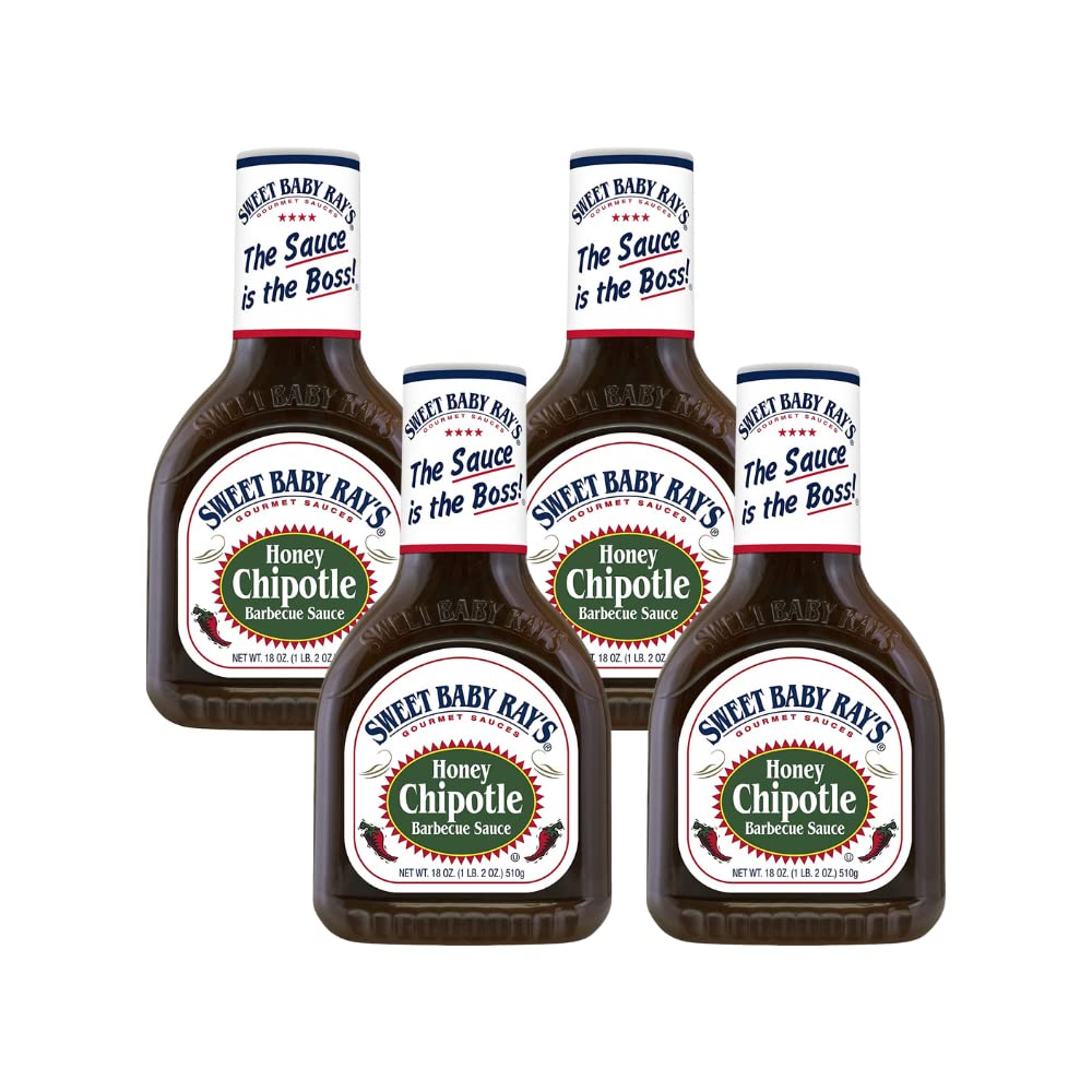 Sweet Baby Ray's Barbecue Sauce, Honey Chipotle (18 Ounce (Pack of 4))