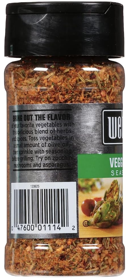 Weber Veggie Grill Seasoning, 2.25 Oz (Pack Of 2)