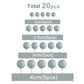Astaron 20 Pcs Ball Cake Topper Decorations Mini Balloons Cake Topper Sticks Gray Balls Cake Picks Cake Topper Balls Cake Decora