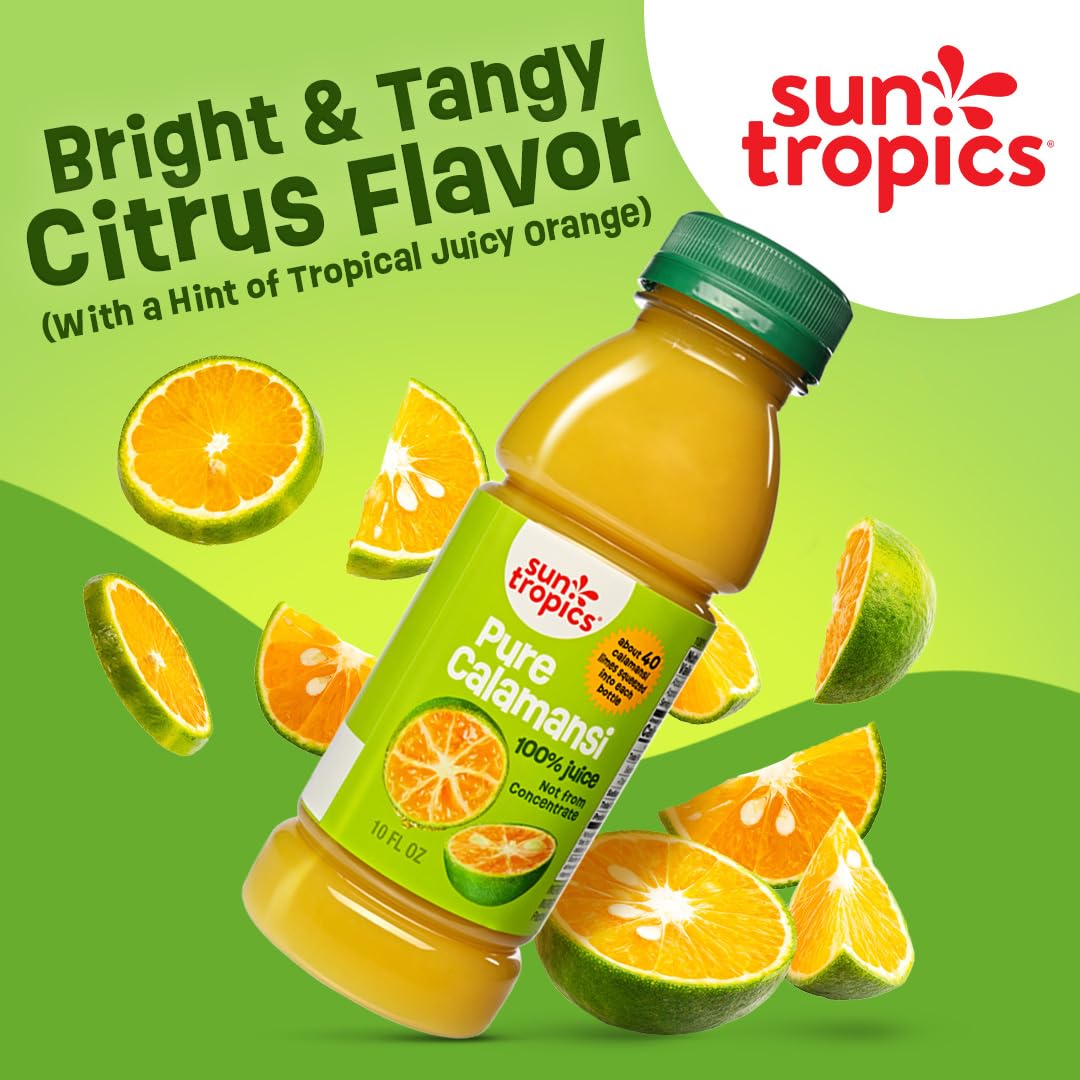 Sun Tropics 100% Pure Calamansi Puree, 10 Ounce (Pack Of 3) By Suntropics