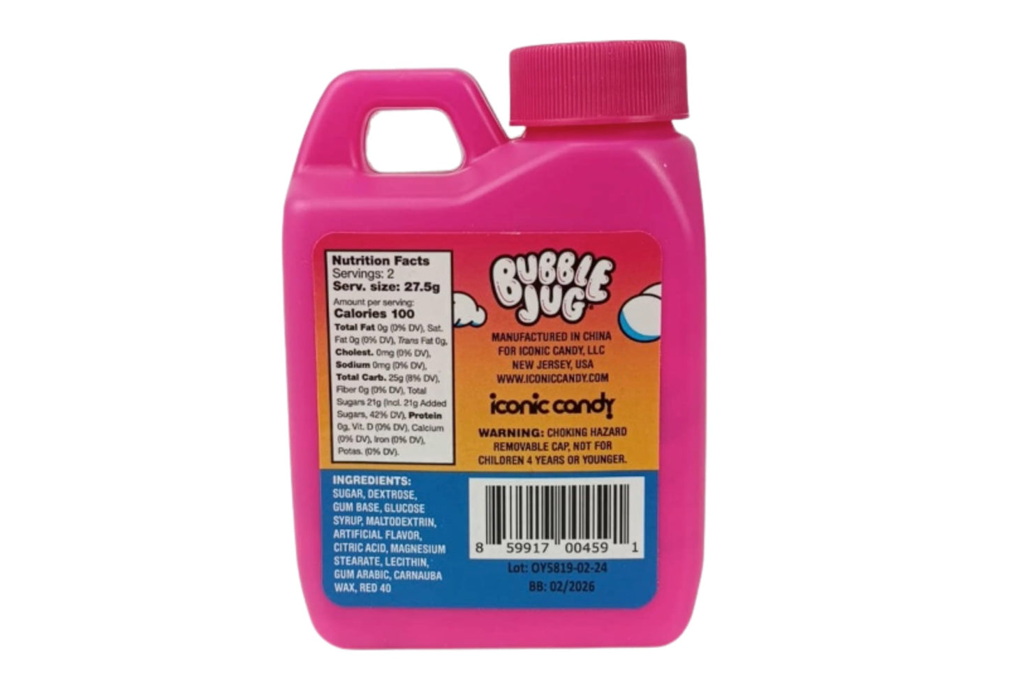 Bubble Jug | Tropical Fruit Bubble Gum | 90S Candy | Shake N' Chug Gum | Brought To You By Iconic Candy (12)