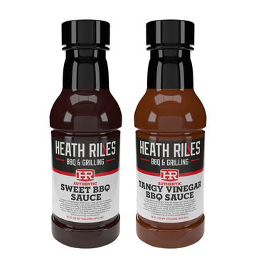 Heath Riles Bbq Sauces, Sweet And Tangy Vinegar Bbq Sauce Sampler, Pit Master Barbecue Sauce For Meat, Marinades, Dressings