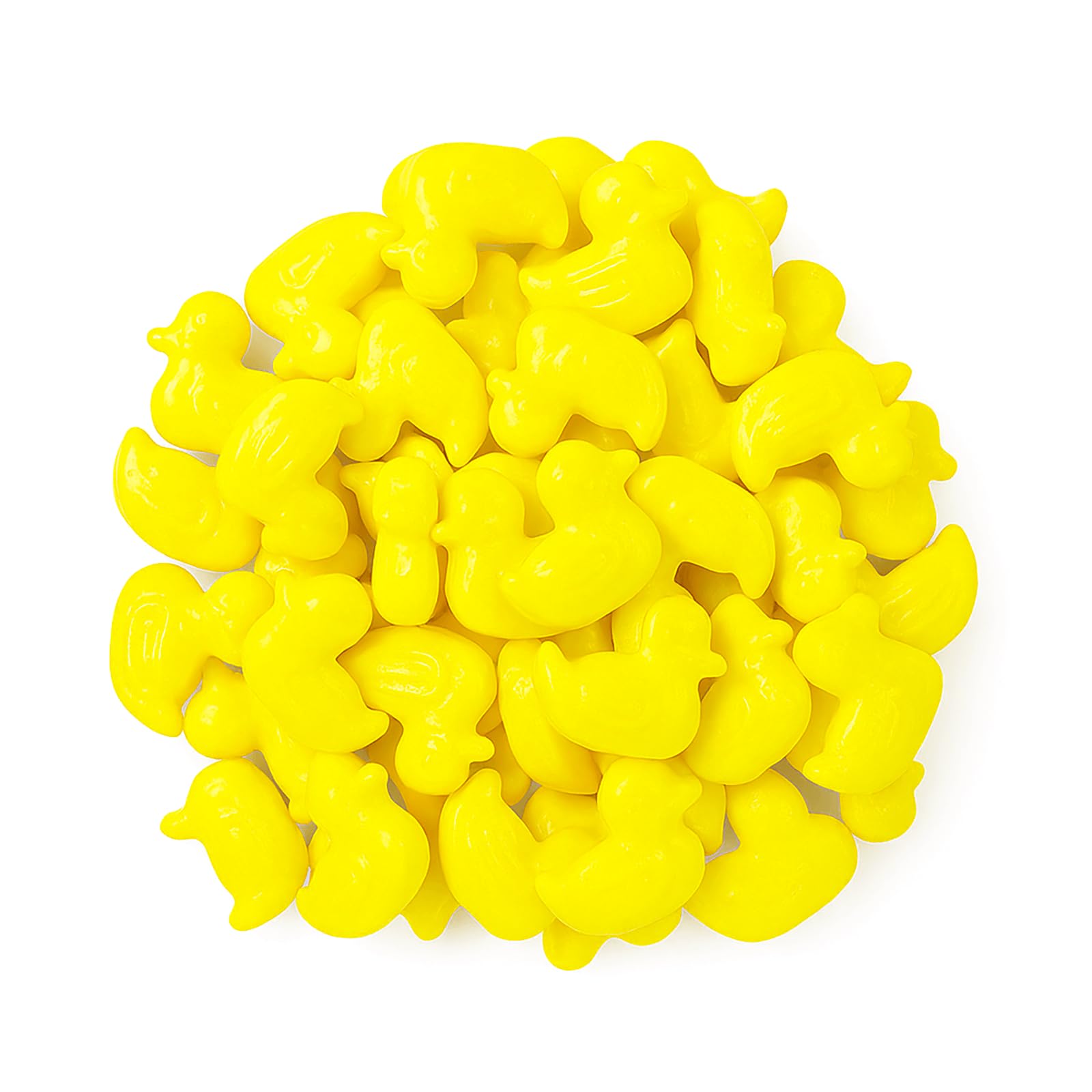 Snack Attack Dextrose Yellow Rubber Duckies Hard Candy Fun Shaped Delight Soft-Chew Double Bagged Double Sealed Party Treats Kid