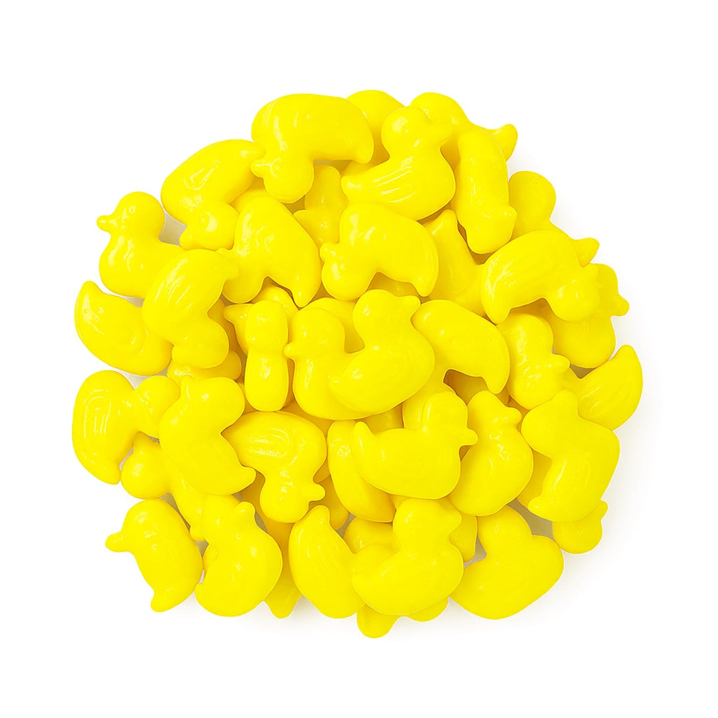 Snack Attack Hard Candy Rubber Duckies 5lb Bag - Fun Shaped Party Favor for Kids & Adults
