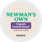Newman s Own Organics French Roast Keurig Single-Serve K-Cup Pods, Dark Roast Coffee, 72 Count