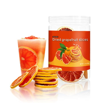 Fraunitsh Dried Grapefruit Slices 3.17oz/90g, Dehydrated Grapefruit Slices, 20+ Slices, Dehydrated Fruit for Cocktails Crafts De