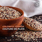 Pride Of India - Pack Of 6 - Natural Three Color Quinoa - 100% Royal Bolivian Superior Grade Protein Rich Whole Grain, 1.25 Poun