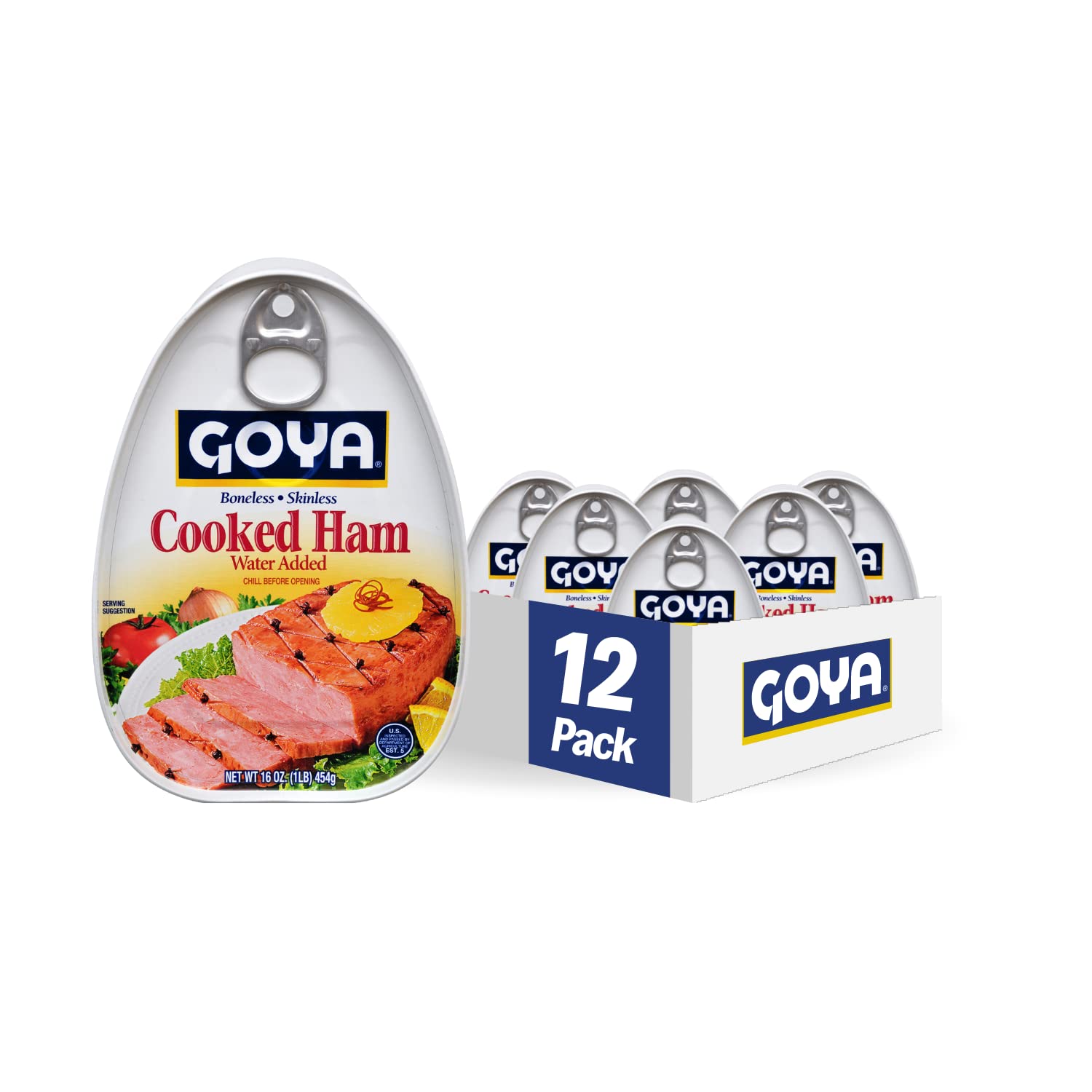 Goya Foods Cooked Ham, 16 Ounce (Pack Of 12)
