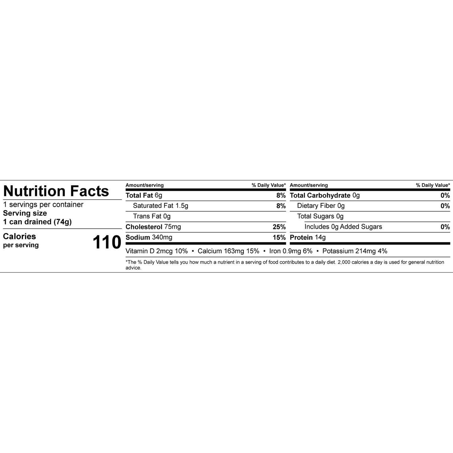 Chicken of the Sea Smoked Sardines in Oil, Wild Caught, 3.75 oz Cans, Pack of 18