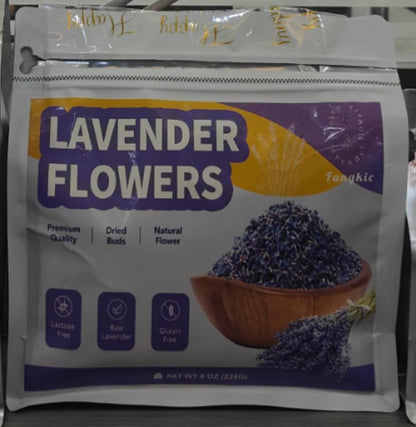Dried Culinary Lavender Flowers - Food Grade Lavender Buds for Tea, Baking, Potpourri, Home Fragrance & Sachets, Edible Flowers 