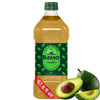 BASSO 1904-100% Pure Avocado Oil, Refined, Neutral Taste, High-Heat Frying up to (UP TO 270C / 518F), 2 Liters (67.6 fl oz), Pro