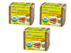 Organic Flax Seed Bread, 17.6 oz, pack of 3