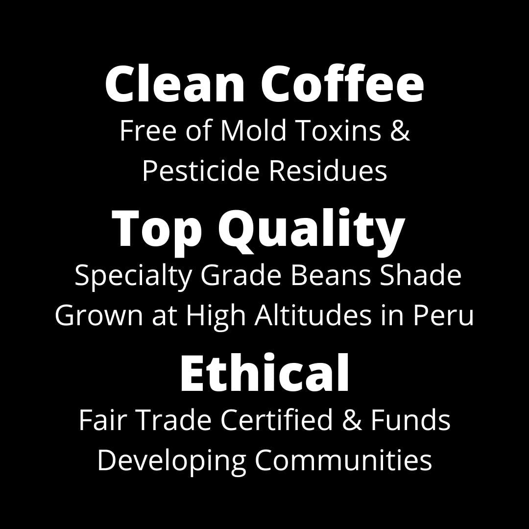Edge Coffee Company Mold Free Organic Fair Trade Coffee - Low Acid Whole Bean 12oz