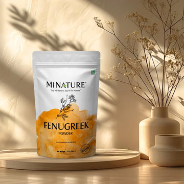 Mi Nature Usda Certified Organic Fenugreek Powder (Trigonella Foenum)(100% Natural, Organically Grown) (227G / (1/2 Lb) / 8 Ounc