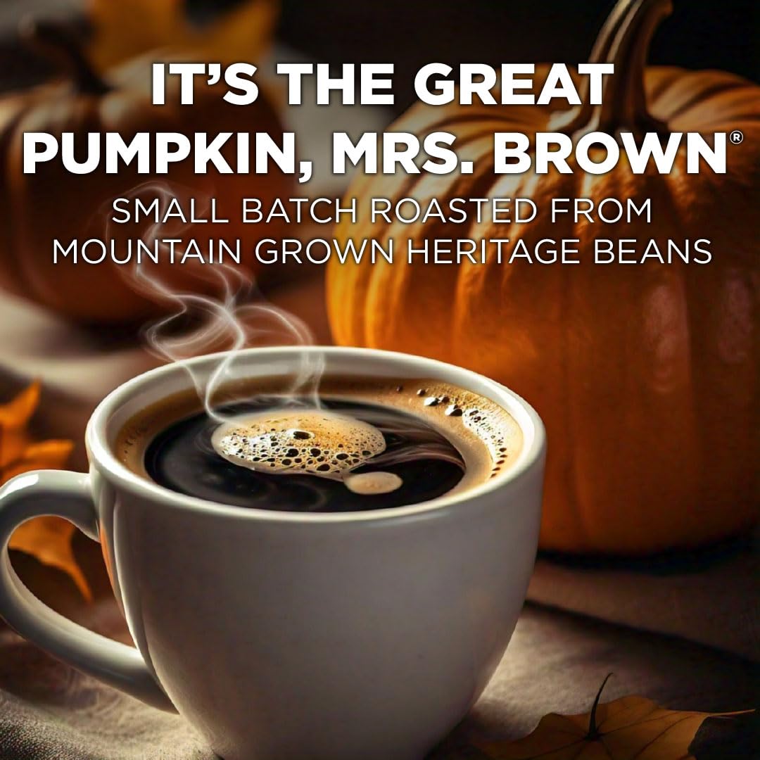 Maud s Pumpkin Spice Flavored Coffee Pods  50 ct - 100% Arabica Medium Roast Coffee  Solar Energy Produced Recyclable Single Coffee Pods Compatible with Keurig K-Cup malt-inspired