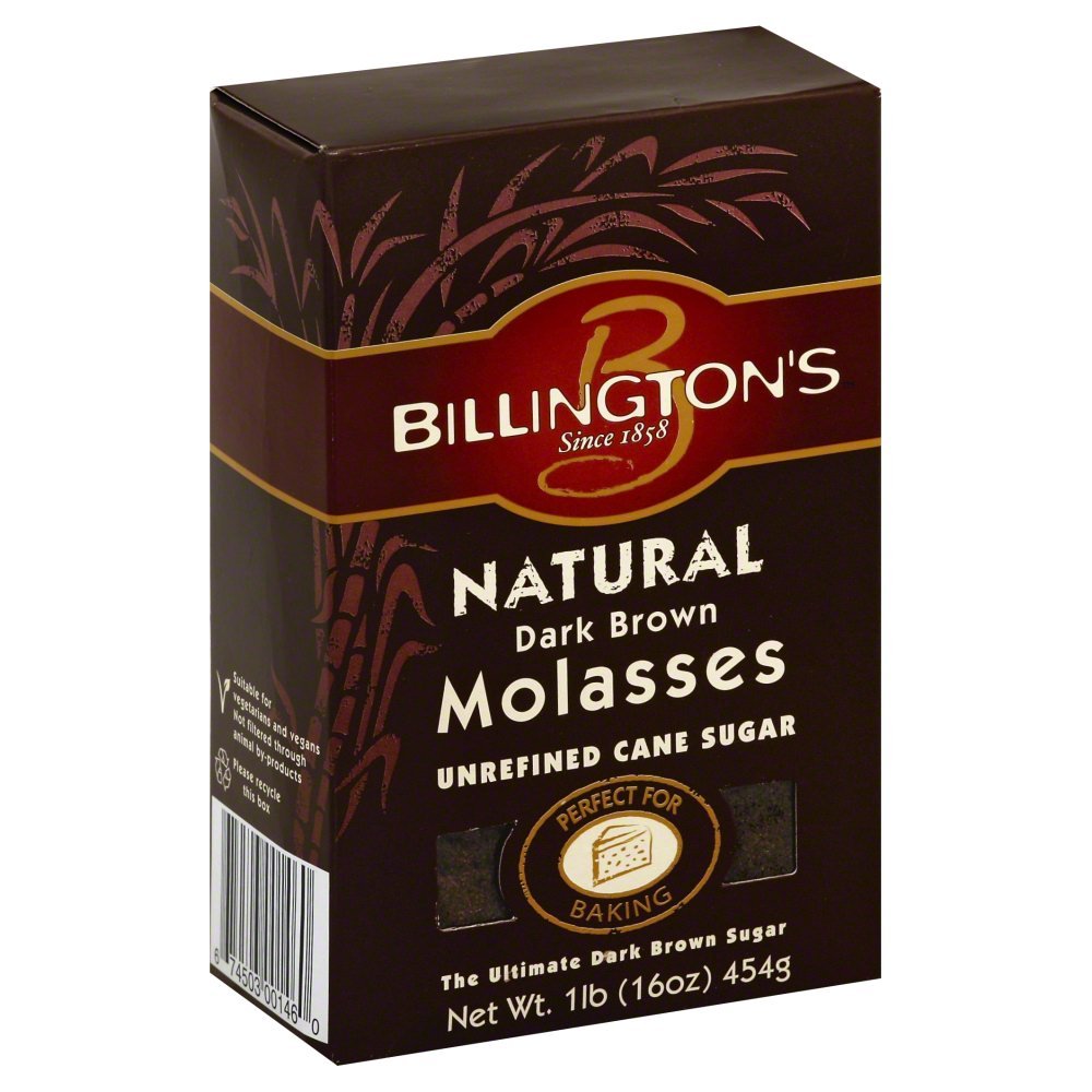 Billington S Natural Dark Brown Molasses Sugar  1 Lb 1 Pound (Pack Of 10)