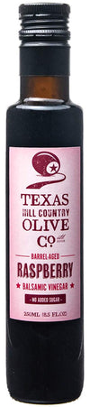 Terra Verde Raspberry Balsamic Vinegar - Gourmet Barrel Aged Infused Balsamic Vinegar - Great For Dressing Dipping Glazing - No