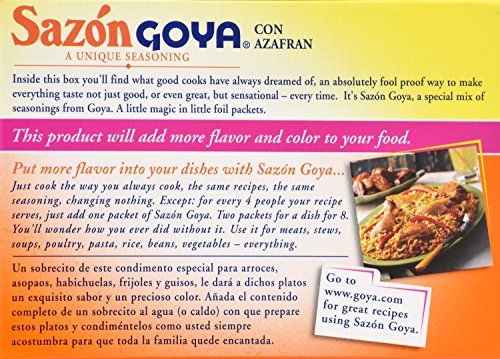 Goya Saz  N, Seasoning With Azafran, 1.41 Oz