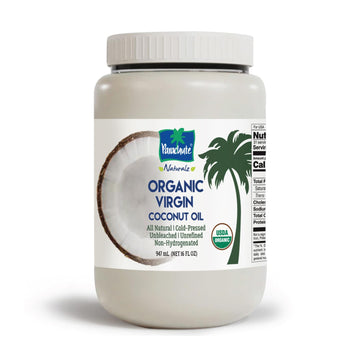 Parachute Naturalz Virgin Coconut Oil | 100% Organic Cooking Oil, Hair Oil And Skin Oil | Cold Pressed | Usda Certified | 32 Fl.