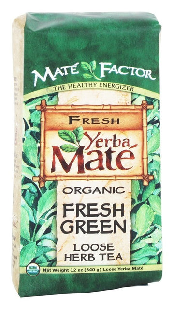 The Factor Original Fresh Green Yerba Mate Loose Tea - 12 oz- pack 4