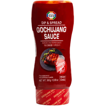 Surasang Gochujang Sauce - Authentic Korean Sweet & Savory Spicy Red Chili Sauce - No Msg  No Artificial Flavors - 12.69 Oz