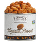 Feridies Hot Peanuts Spicy (9Oz Pack Of 1) Hot Chile Peanuts Extra-Large Virginia Type Peanuts, All Natural Pepper Based Spices, Low In Carbohydrates, Cholesterol-Friendly, Flaming Hot Peanuts