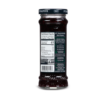 St Dalfour Black Raspberry French Fruit Spread (10 Oz) - 100% From Fruit - No Synthetic Nitrates Or Nitrites - No Cane Sugar Added - Naturally Sweetened