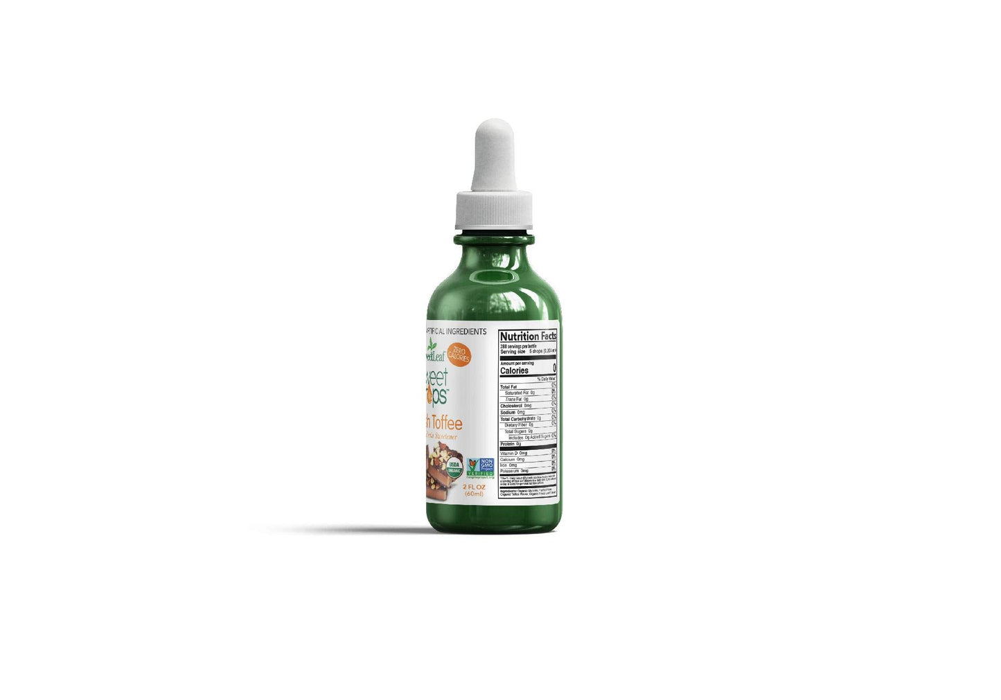Sweetleaf Sweet Drops English Toffee Liquid Stevia Sweetener - English Toffee Stevia Drops, Zero Calories, Zero Sugar, Non-Gmo,